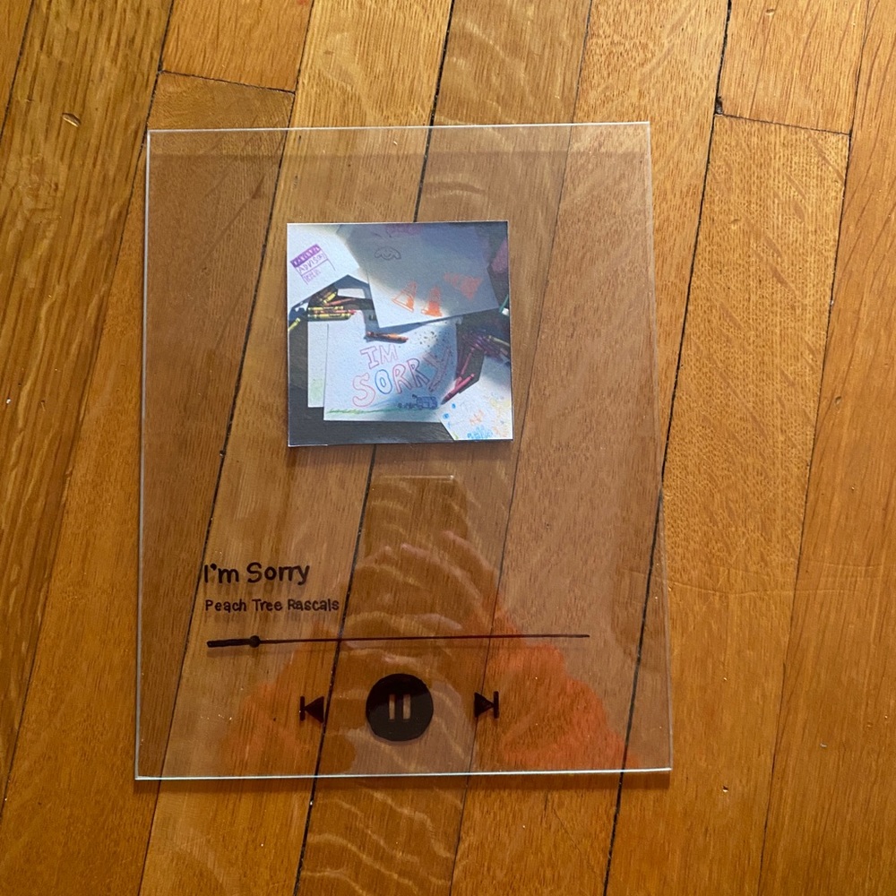 CUSTOM music plaque